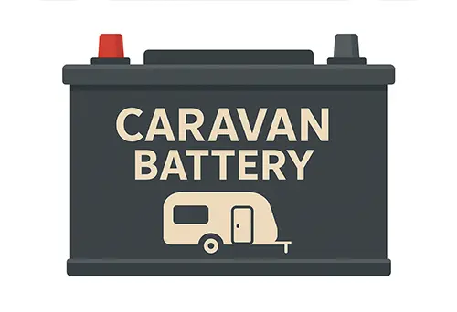caravan battery, power source