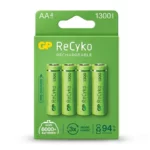 4 AA GP ReCyko+ 1300mAh
